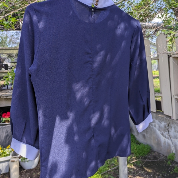 Navy Blouse - Picture 3 of 3